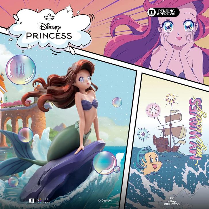 Disney Anime Princess Scale Statue The Little Mermaid Ariel, Verzamelen, Disney, Nieuw, Ophalen of Verzenden