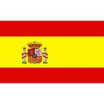 Vlag van Spanje mini formaat 60 x 90 cm - Spanje versiering, Nieuw, Ophalen of Verzenden