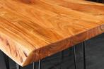 Massief houten bartafel MAMMUT 140 cm natuurlijke acaciaboom, Huis en Inrichting, Tafels | Eettafels, Ophalen of Verzenden, Nieuw