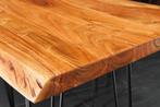 Massief houten bartafel MAMMUT 140 cm natuurlijke acaciaboom, Ophalen of Verzenden, Nieuw