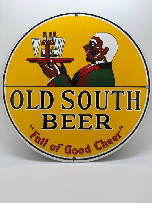 OLD SOUTH BEER - Emaille bord - Emaille, Antiek en Kunst, Antiek | Wandborden en Tegels