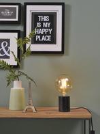 2dekans | Het gaat over RoMi Athens Tafellamp - Zwart, Huis en Inrichting, Lampen | Tafellampen, Ophalen of Verzenden, Zo goed als nieuw