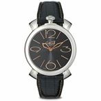 Horloge Heren GaGa Milano Stainless Steel, Verzenden, Nieuw