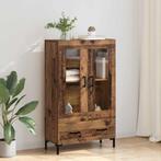 vidaXL Highboard met lade Oud Hout 69,5 x 31 x 115 cm, Minder dan 50 cm, Verzenden, 100 tot 150 cm, Nieuw