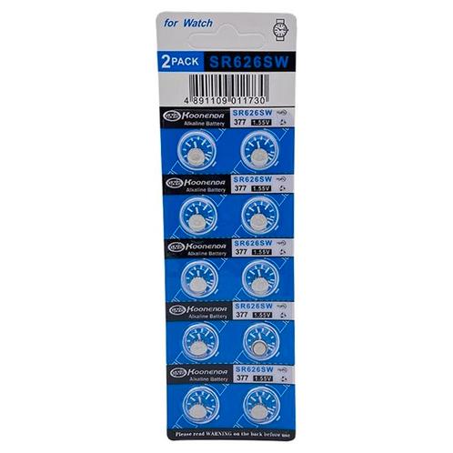 Koonenda - Horloge Batterij - SR626SW - AG4 - 377 - 1.55V -, Sieraden, Tassen en Uiterlijk, Horloges | Dames, Verzenden