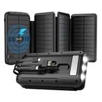 43800mAh Qi Solar Powerbank met 4 Zonnepanelen - 10W, Verzenden, Nieuw