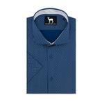 GENTS - Blumfontain korte mouw  blauw - M 39/40, Kleding | Heren, Overhemden, Verzenden, Nieuw