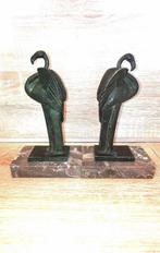 sculptuur, Serre-livres signé Adam Feron - 18 cm -, Antiek en Kunst