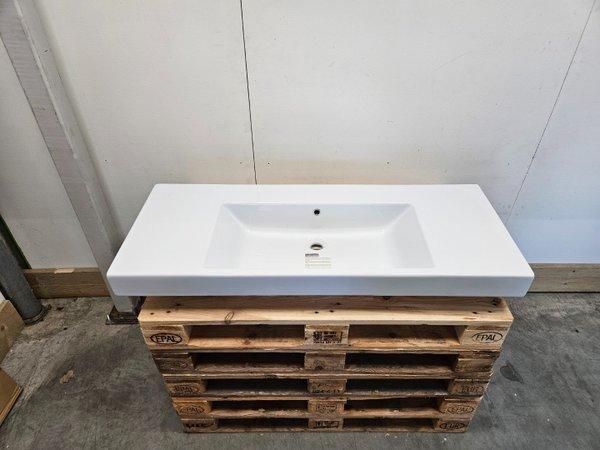 Catalano Zero Domino 125 x 50 cm keramische Wastafel, Doe-het-zelf en Verbouw, Sanitair, Bad, Nieuw, Ophalen of Verzenden