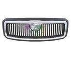 SKODA FABIA, 1999-2007 - GRILLE, zwart, chrome, vanaf 12/..., Verzenden, Nieuw, Skoda