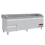 Diamond Pizzawerkbank + Opzetkoelvitrine | 564L | 3 Deuren +, Ophalen of Verzenden, Nieuw in verpakking