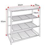 Schoenenrek met houten zitting – Compact model, Verzenden, Nieuw
