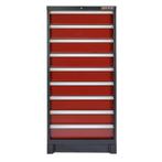 Professionele gereedschapskast donkerrood – werkplaatskast, Doe-het-zelf en Verbouw, Ophalen of Verzenden, Nieuw