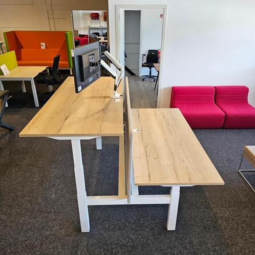 Linak PLUS elektrische zit/sta duo opstelling, 180x80cm,..., Huis en Inrichting, Bureaus, Nieuw, Ophalen of Verzenden