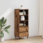 vidaXL Highboard met lade Oud Hout 40 x 36 x 110 cm Bewerkt, Minder dan 50 cm, Verzenden, 100 tot 150 cm, Nieuw