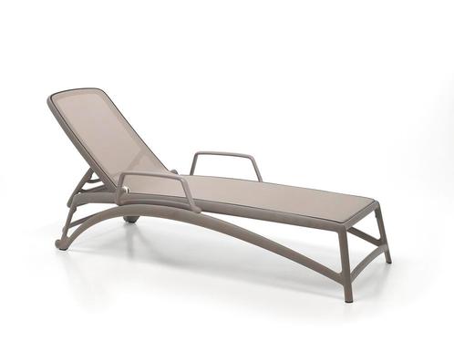 Nardi Atlantico ligstoel van glasvezel -, Tuin en Terras, Tuinstoelen, Ophalen of Verzenden