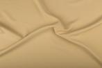 Polyester stof licht beige - 50m effen stof op rol, Hobby en Vrije tijd, Stoffen en Lappen, Nieuw, Verzenden