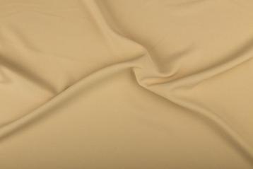 Polyester stof licht beige - 50m effen stof op rol