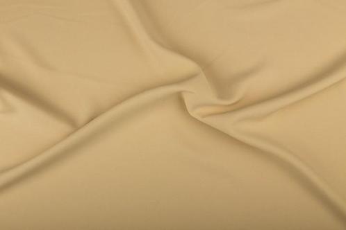 Polyester stof licht beige - 50m effen stof op rol, Hobby en Vrije tijd, Stoffen en Lappen, Verzenden