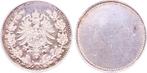 Duitsland Probe 50 Pfennig einseitiger Abschlag der Wappe..., Postzegels en Munten, Munten | Europa | Niet-Euromunten, Verzenden