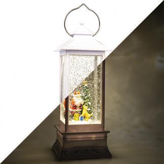 Kerstlantaarn met kerstman en hond | Konstsmide | 27.5 cm, Diversen, Kerst, Nieuw, Verzenden