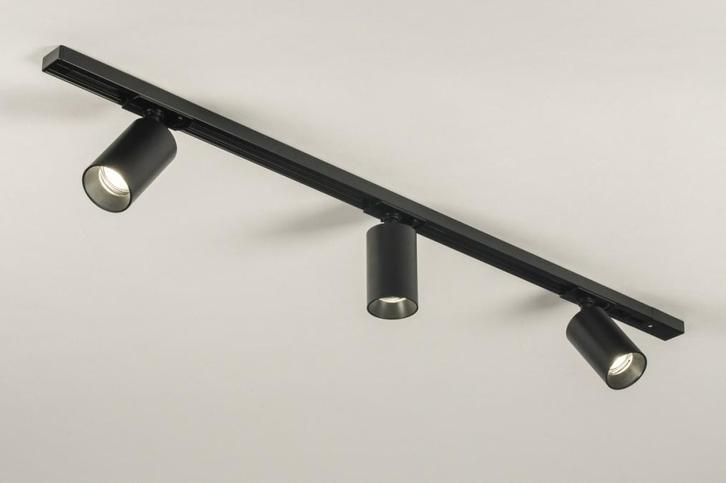Rietveld Spots - Zwart - Metaal, Huis en Inrichting, Lampen | Hanglampen, Verzenden