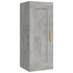 Wandkast 35x34x90cm Grijs - Retourdeal - 53% Korting!, Ophalen of Verzenden, Nieuw