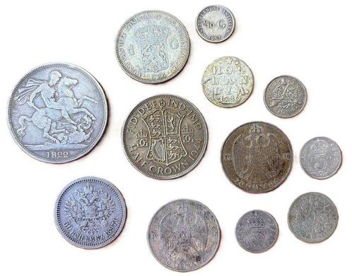 Europa. Silver Coins 1780 - 1957 (12 pieces, including, Postzegels en Munten, Munten | Europa | Niet-Euromunten