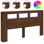 Bed Hoofdbord Bruineiken | Laatste Stuk!, Verstelbaar, Bruin, Ophalen of Verzenden, 180 cm