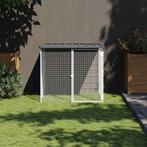 vidaXL Kippenhok met dak 103x98x90 cm gegalvaniseerd staal, Verzenden, Nieuw