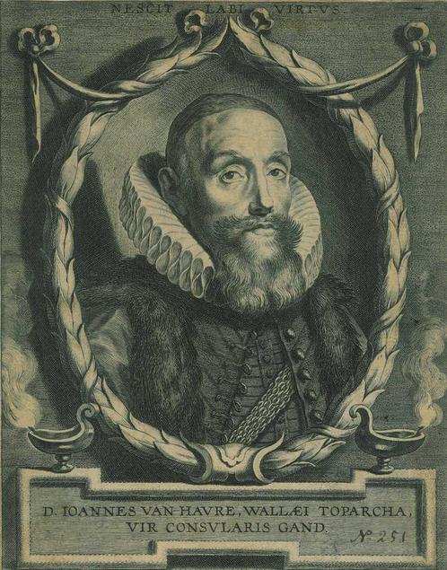 Portrait of Jan van Havre, Antiek en Kunst, Kunst | Etsen en Gravures