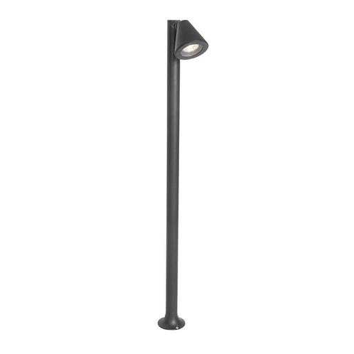 Modern buiten paaltje zwart 100 cm IP44 verstelbaar - Ciara, Tuin en Terras, Buitenverlichting, Nieuw, Minder dan 50 watt