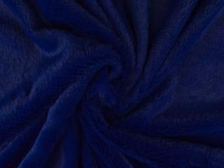Kortharig bont stof – Donkerblauw, Hobby en Vrije tijd, Stoffen en Lappen, 120 cm of meer, 200 cm of meer, Blauw, Nieuw, Polyester