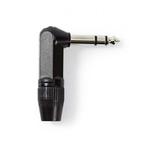 6.35 mm jack plug | Nedis (Stereo, Haaks, Metaal, Mannelijk, Verzenden, Nieuw
