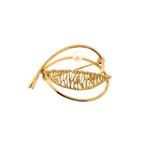 8 Krt. Vintage broche met parel (8 karaat), Sieraden, Tassen en Uiterlijk, Antieke sieraden, Ophalen of Verzenden, Goud, Met edelsteen