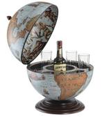 Zoffoli Globe Bar Nettuno Blue Ocean 40cm, Huis en Inrichting, Woonaccessoires | Wereldbollen, Verzenden, Nieuw