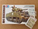 Tamiya 35190 M4 Sherman 1:35 + PE en metal barrel, Hobby en Vrije tijd, Modelbouw | Auto's en Voertuigen, Verzenden, Nieuw, Tamiya