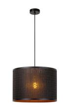 Lucide TAGALOG - Hanglamp Ø 40 cm E27 Zwart, Huis en Inrichting, Lampen | Hanglampen, Verzenden, Nieuw, Trendy verlichting
