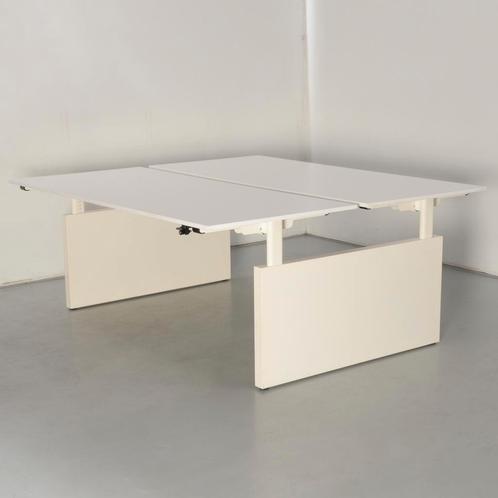 Drentea benchwerkplek, wit blad, (2x) 180 x 75 cm, hoogte, Huis en Inrichting, Bureaus, Ophalen of Verzenden