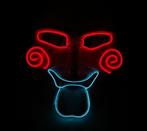 Jigsaw masker (lichtgevend el wire led roodblauw), Nieuw, Verzenden