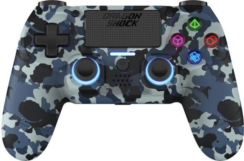 Dragon War Dragon Shock 4 Wireless Controller-Camo Blauw, Spelcomputers en Games, Spelcomputers | Sony PlayStation Consoles | Accessoires