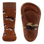 Antislipsok Ewers - Hamster Donkerbruin/Beige - Lichtbruin -, Kinderen en Baby's, Kinderkleding | Schoenen en Sokken, Meisje, Nieuw