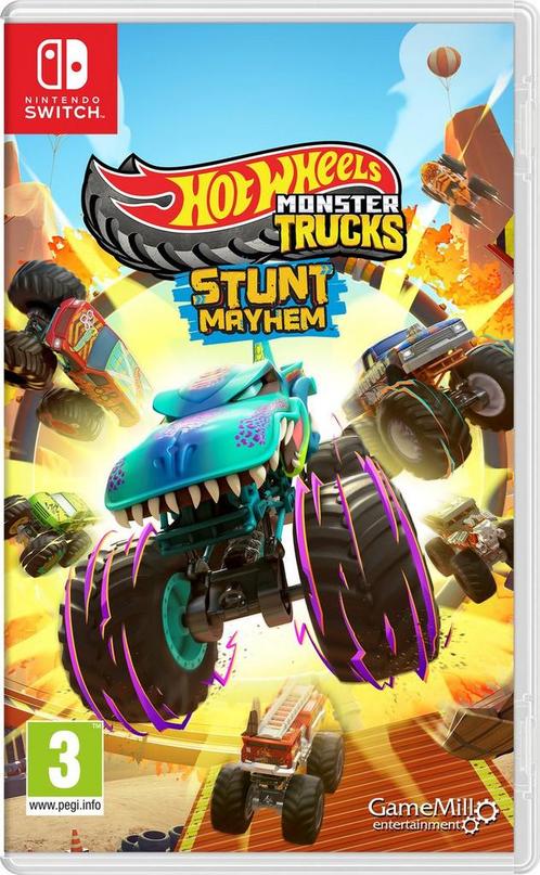 Hot Wheels Monster Trucks Stunt Mayhem-Standaard (NSW) NIEUW, Spelcomputers en Games, Games | Nintendo Switch, Nieuw, Ophalen of Verzenden