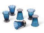 Drinkservies - X6 Con Decanter - Mod. Diep Zee In Cobalt