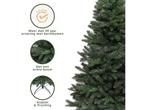 PristinePine Batis - Volle kunstkerstboom 180 cm (PE + PVC), Verzenden, Nieuw