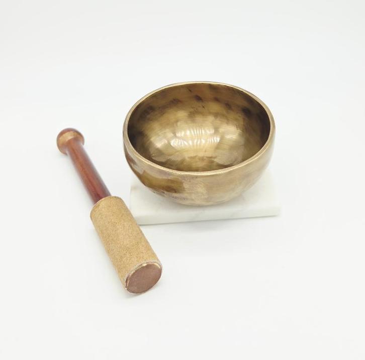 Klankschaal Nada Yoga ± 10cm met klopper, Huis en Inrichting, Woonaccessoires | Overige, Ophalen of Verzenden