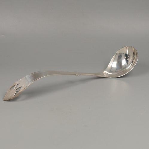 A.J. Driessen Art Nouveau Compotelepel - Punch pollepel -, Antiek en Kunst, Antiek | Goud en Zilver