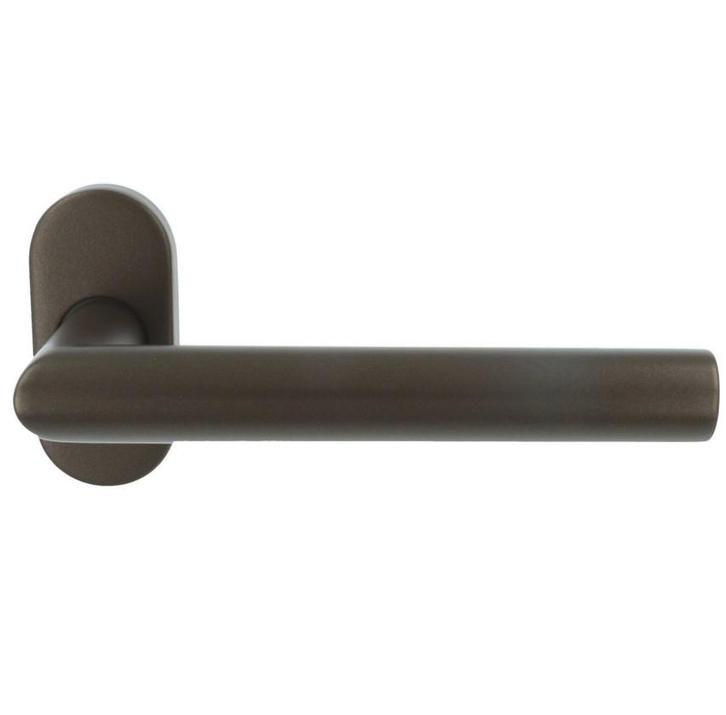 Deurklink BASICS LBII-19B32G op ovaal rozet brons, Doe-het-zelf en Verbouw, Hang- en Sluitwerk, Verzenden