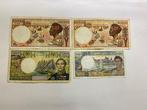 Franse Pacifische gebieden. - 4 banknotes - various dates, Postzegels en Munten, Munten | Nederland
