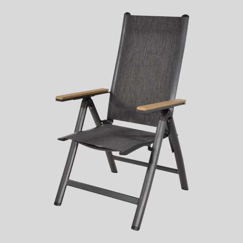 Arezzo terrasstoel textileen verstelbaar, Huis en Inrichting, Stoelen, Nieuw, Ophalen of Verzenden